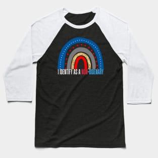 NON BIDENARY RAINBOW Baseball T-Shirt